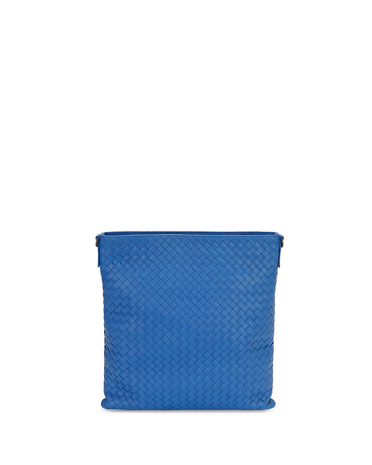 Woven Lamb Leather Shoulder Bag