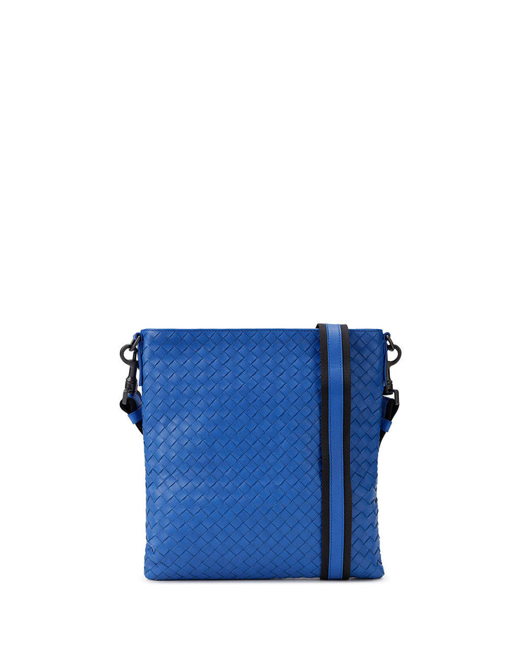 Woven Lamb Leather Shoulder Bag