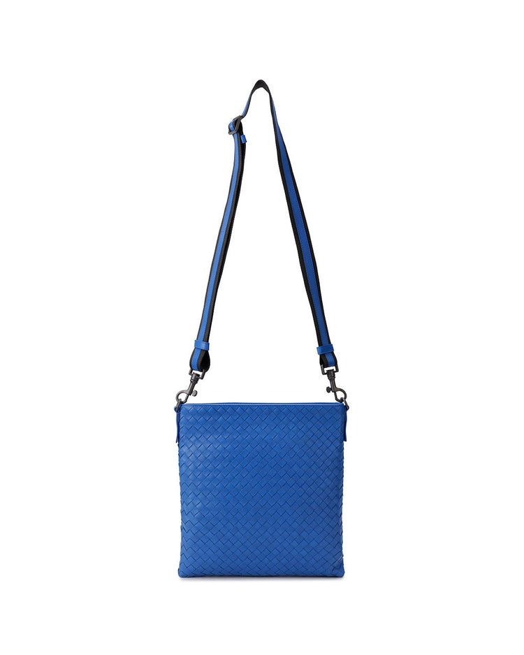 Woven Lamb Leather Shoulder Bag