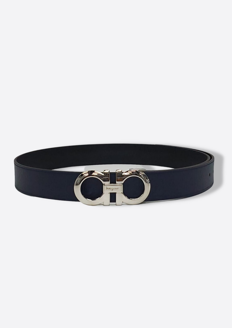 Reversible and Adjustable Gancini Belt