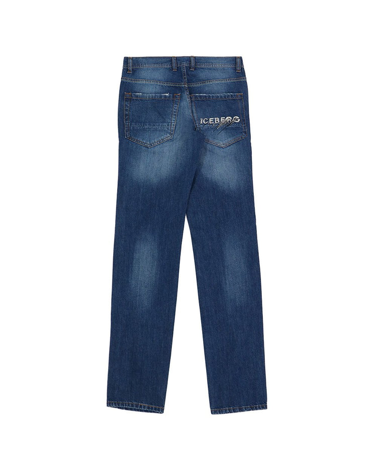 ICEBREG Slogan Jeans