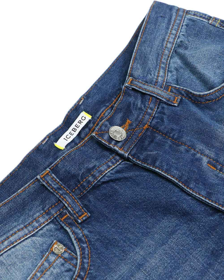 ICEBREG Slogan Jeans