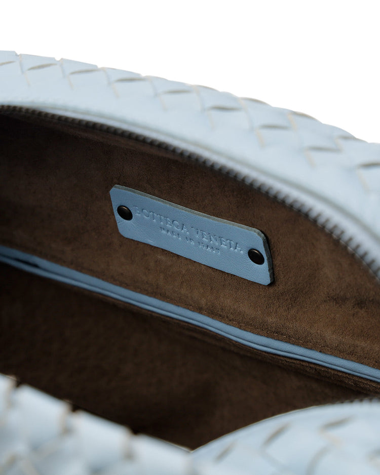 Woven Lamb Leather Handbag