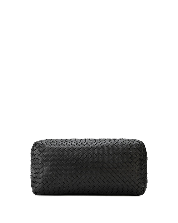 Woven Lamb Leather Handbag