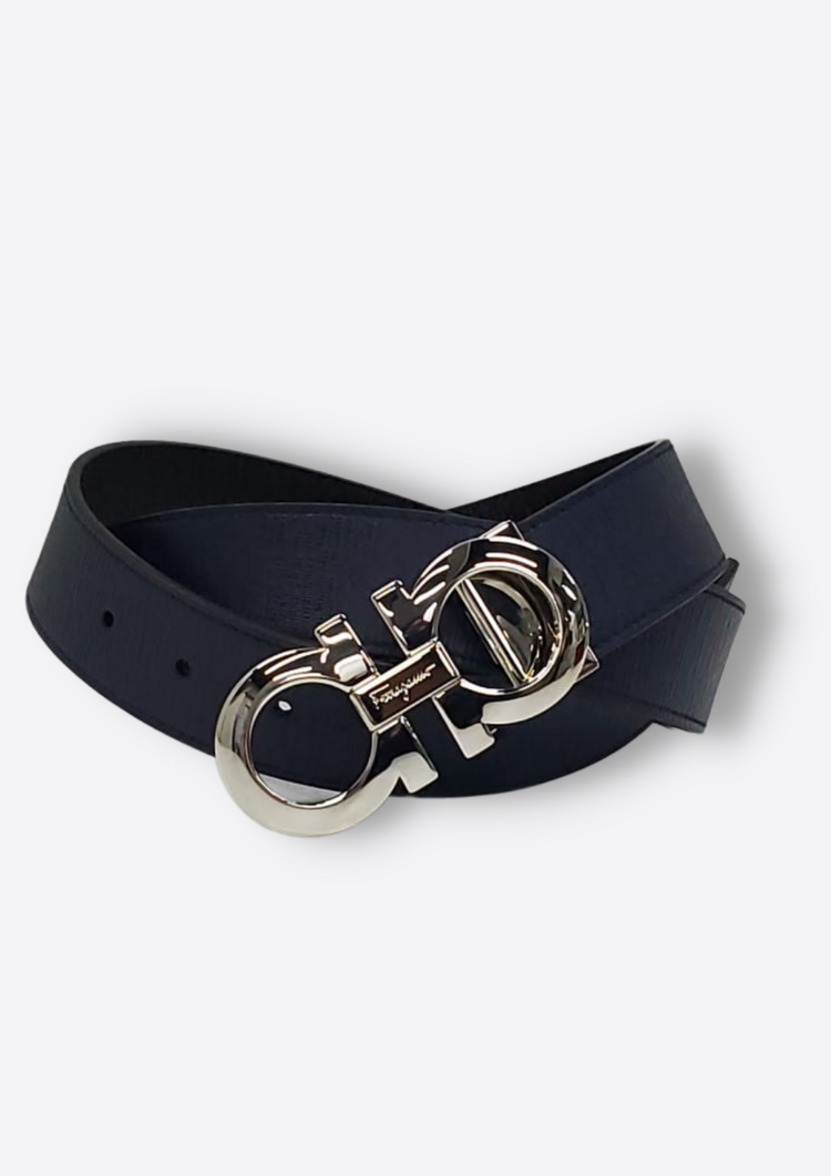 Reversible and Adjustable Gancini Belt