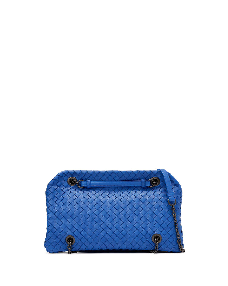 Leather Braided Chain Shoulder Bag