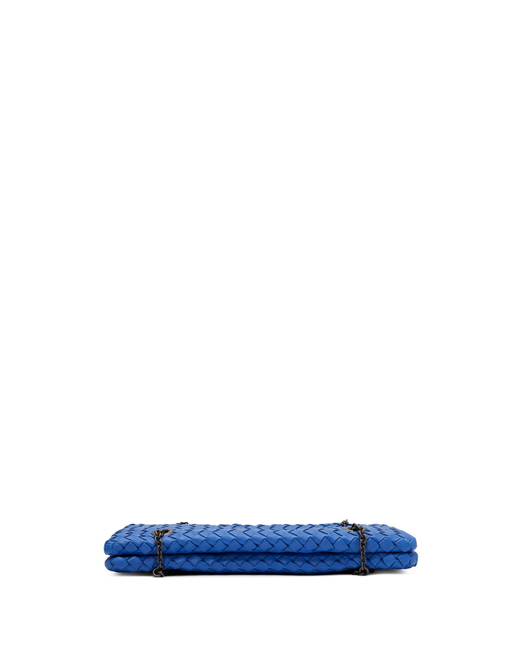 Leather Braided Chain Shoulder Bag