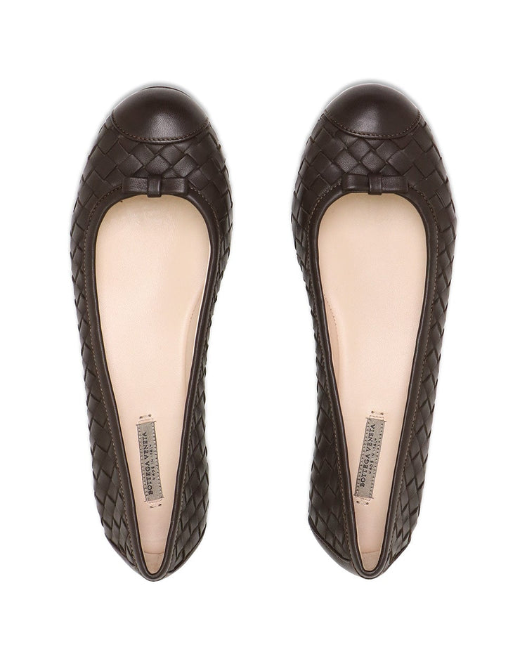 Leather Woven Flats