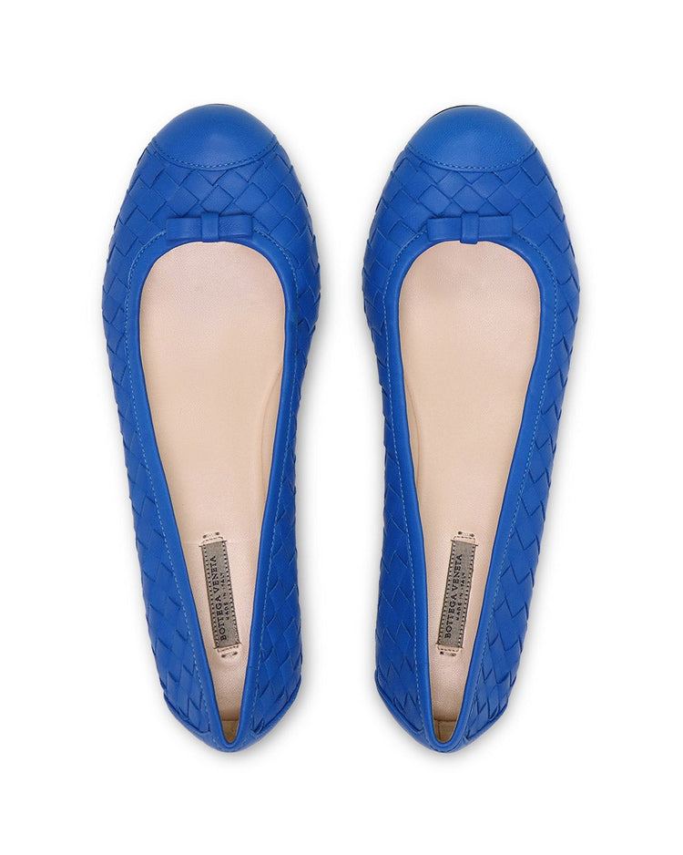 Leather Woven Flats