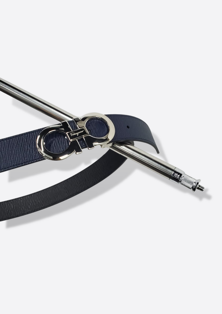 Reversible and Adjustable Gancini Belt