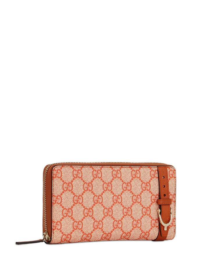 PVC Zip Around Long Wallet