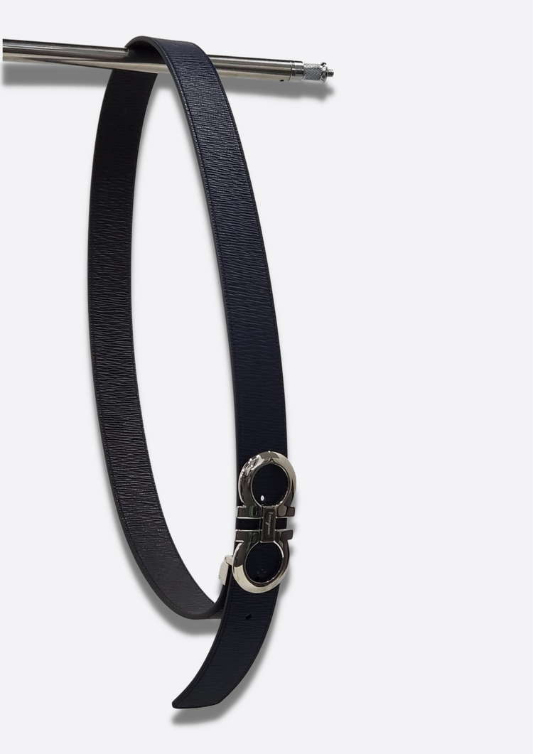 Reversible and Adjustable Gancini Belt