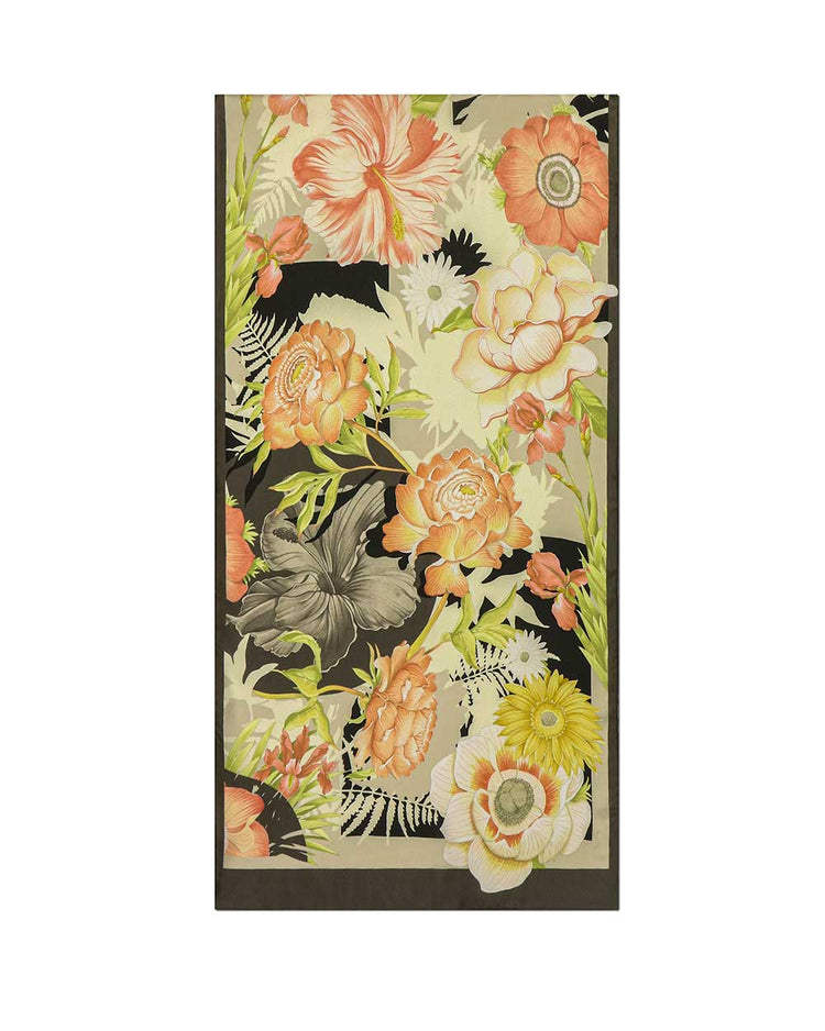 Floral Pattern Scarf