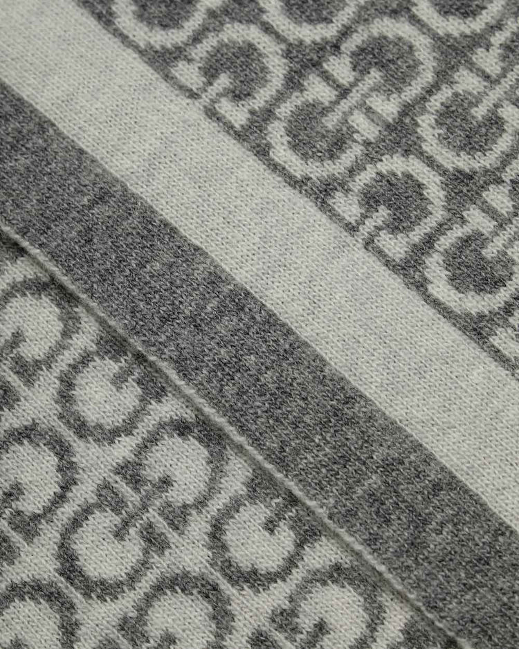 Monogram Wool Scarf