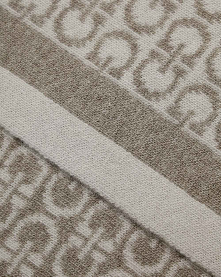Monogram Wool Scarf