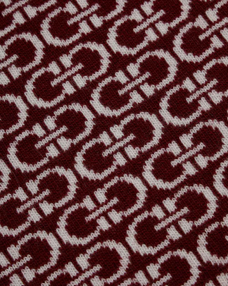 Monogram Wool Scarf