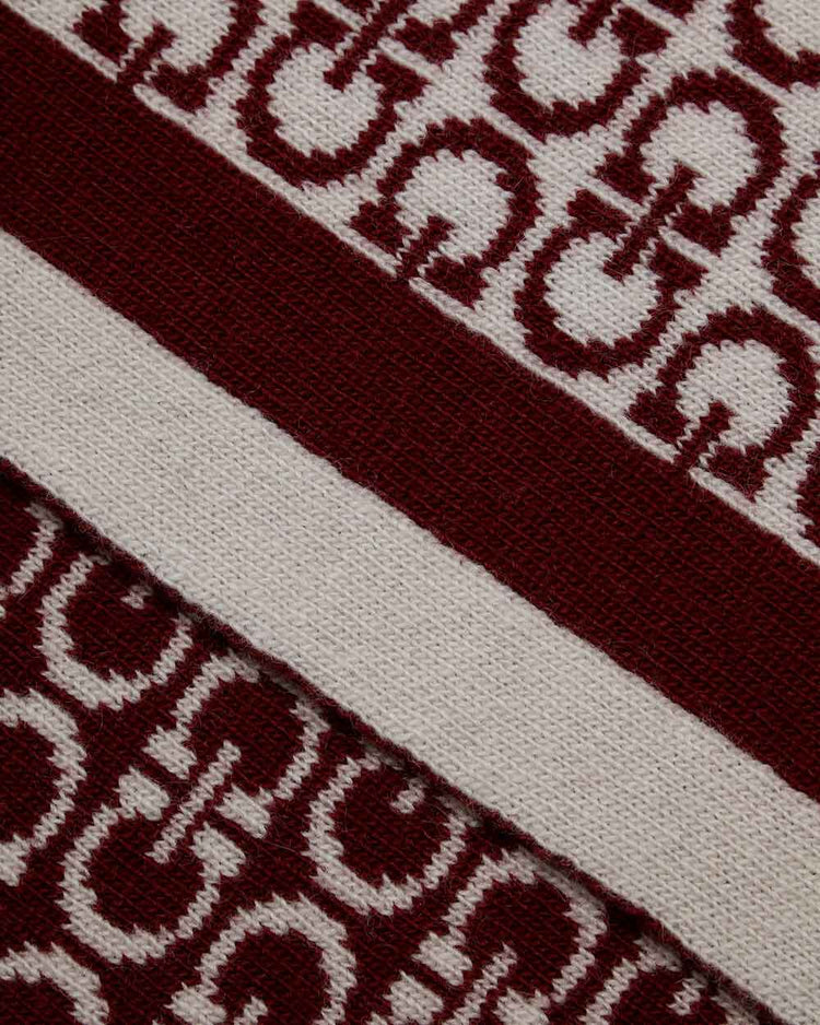 Monogram Wool Scarf