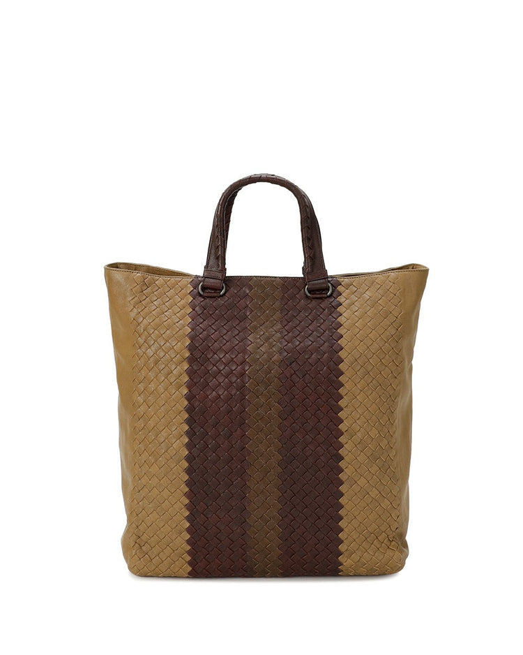 Woven Leather Handbag