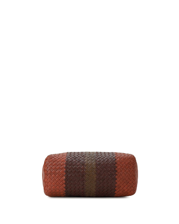 Woven Leather Handbag
