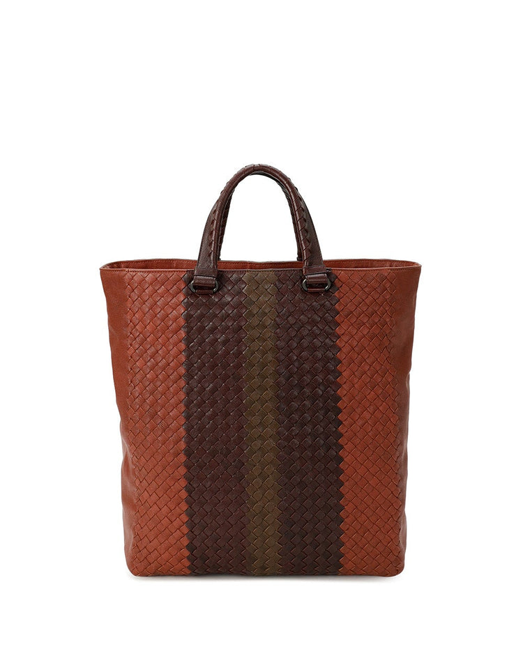 Woven Leather Handbag