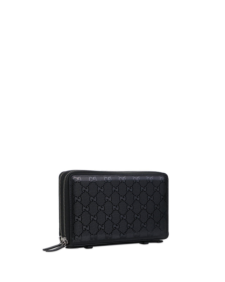 Glossy Leather Travel Document Case