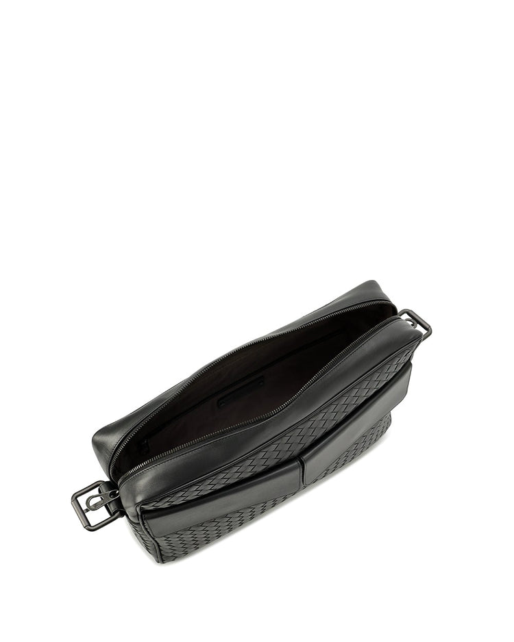 VN Leather Messenger Bag