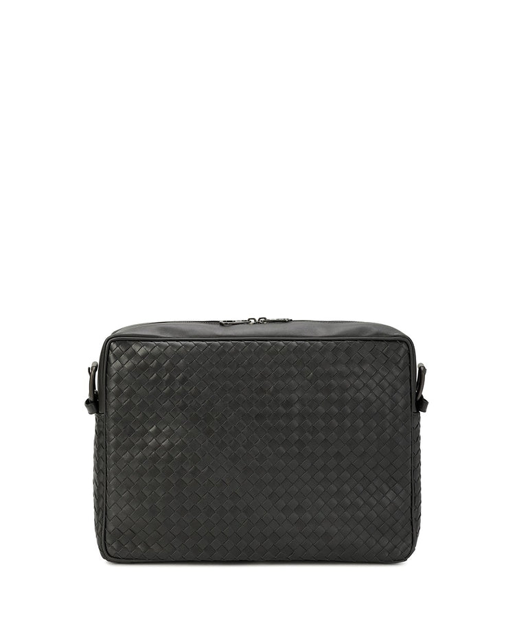 VN Leather Messenger Bag