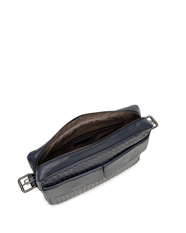 VN Leather Messenger Bag