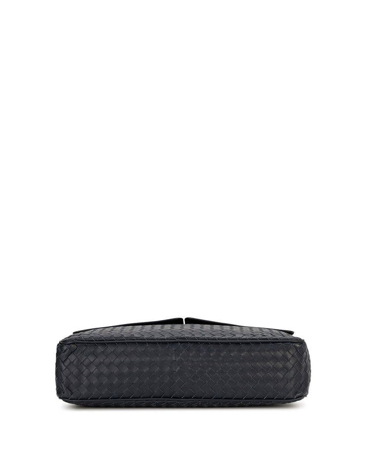 VN Leather Messenger Bag