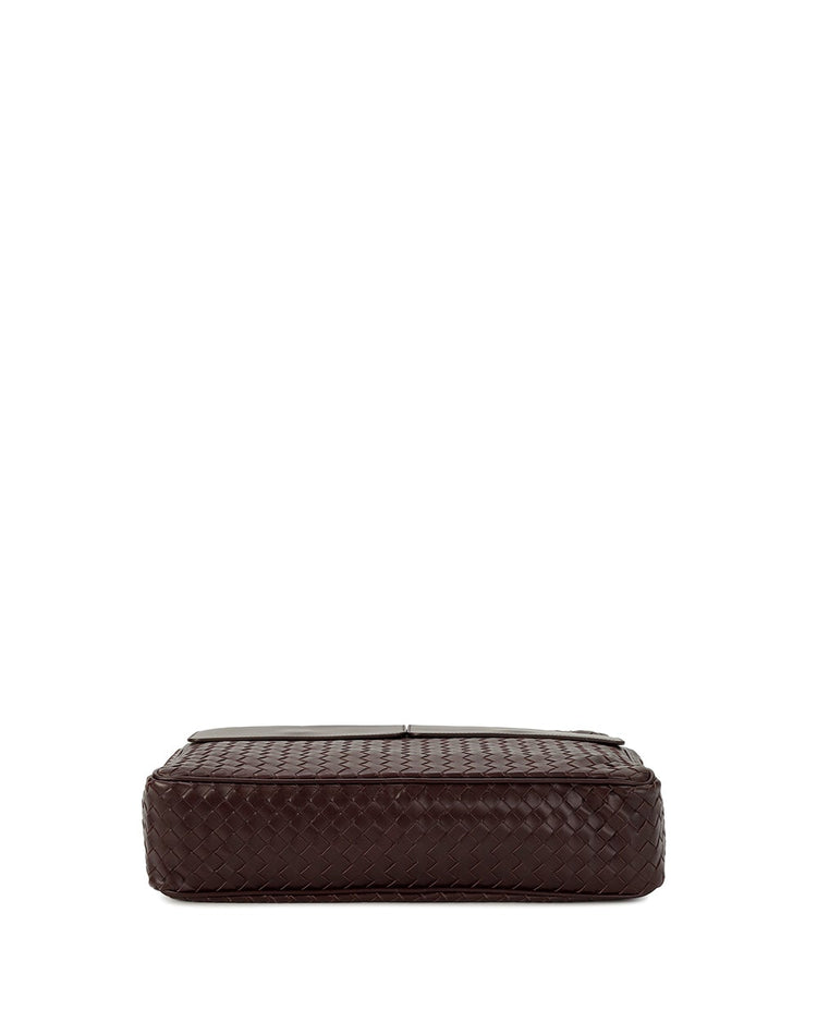 VN Leather Messenger Bag