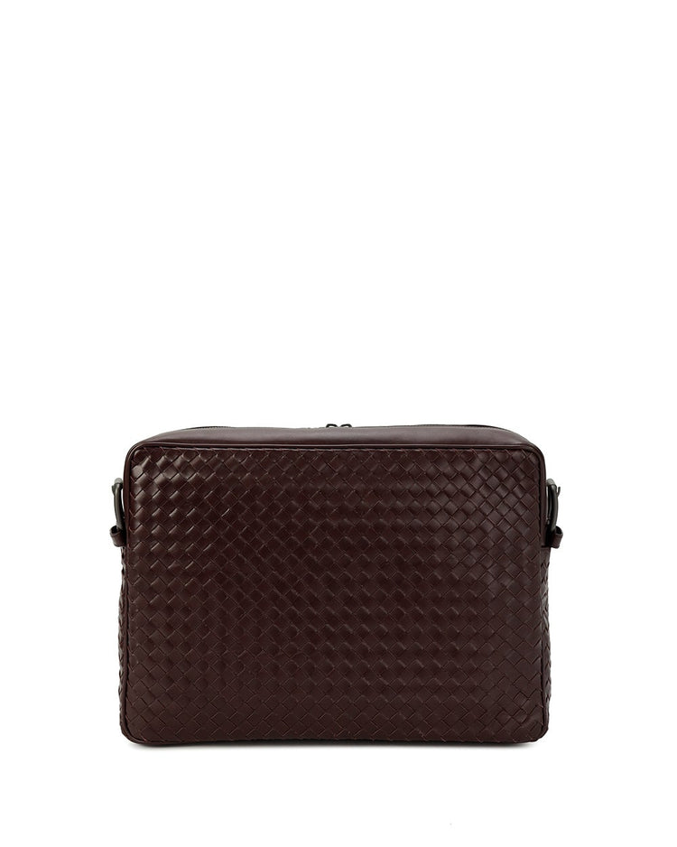 VN Leather Messenger Bag