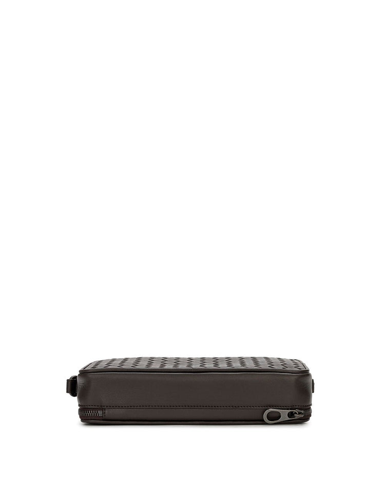 Intrecciato Leather Clutch