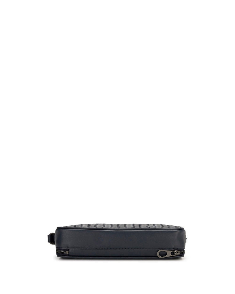 Intrecciato Leather Clutch