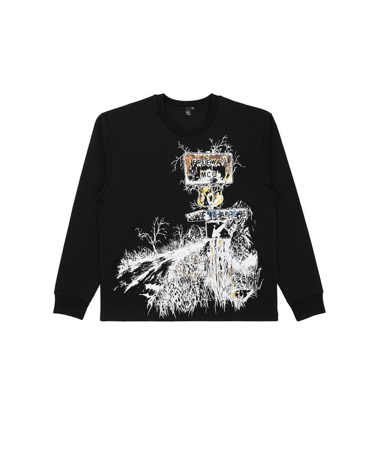 Printed Long-Sleeves Sweatshirt