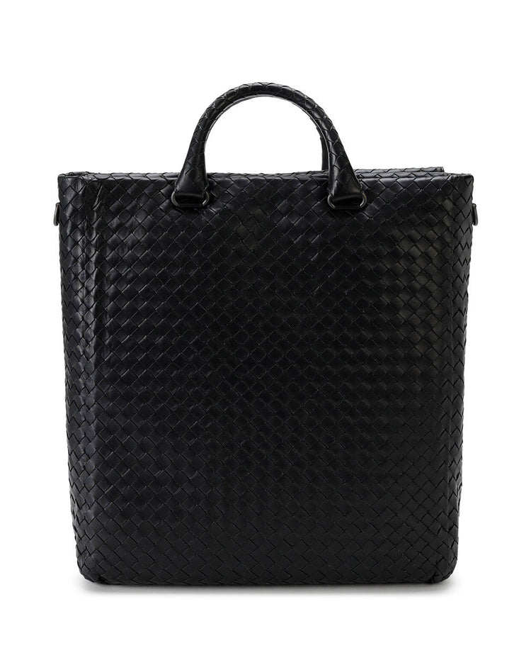 Woven Calf Leather Briefcase