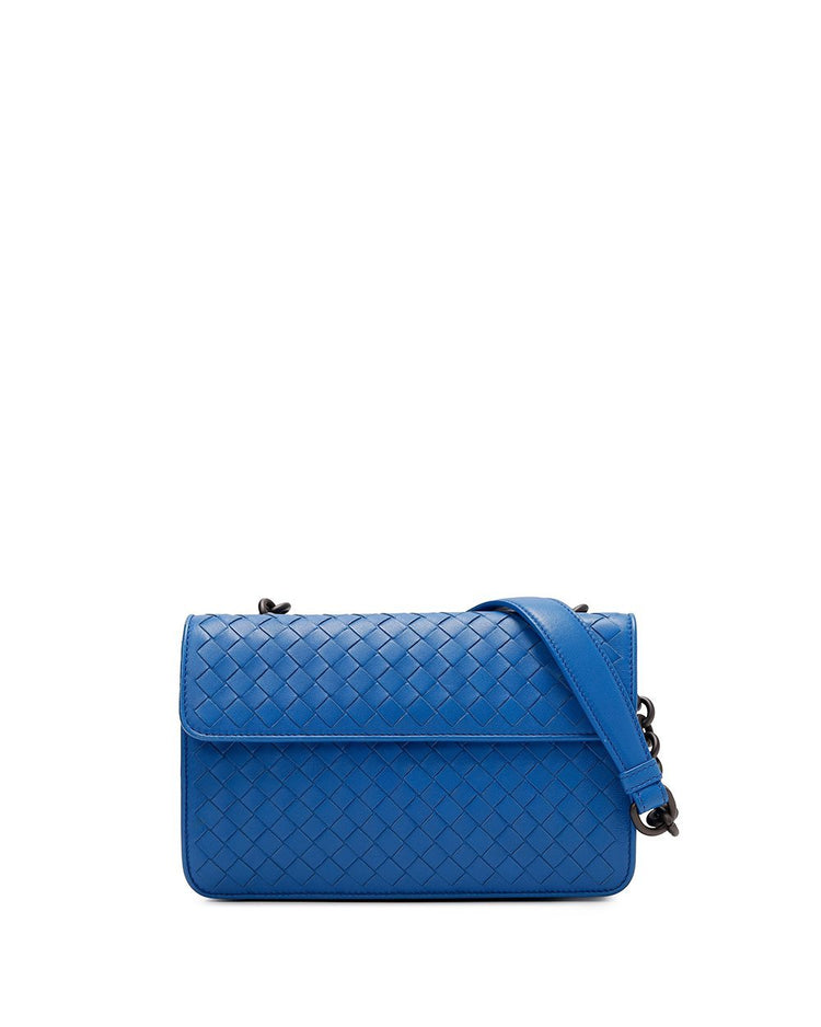 Woven Leather Shoulder Bag