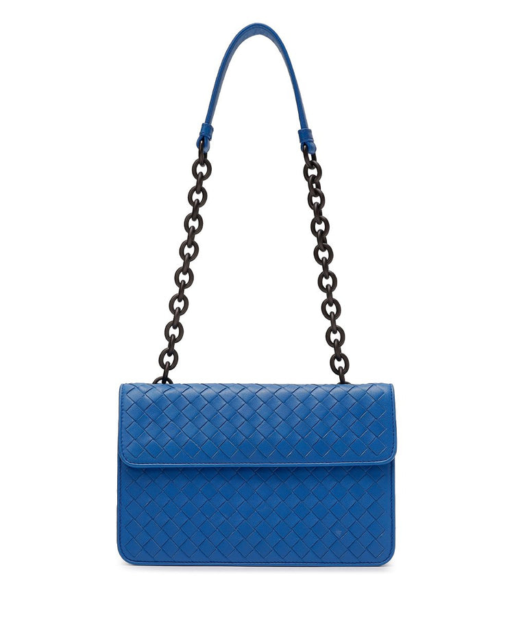 Woven Leather Shoulder Bag