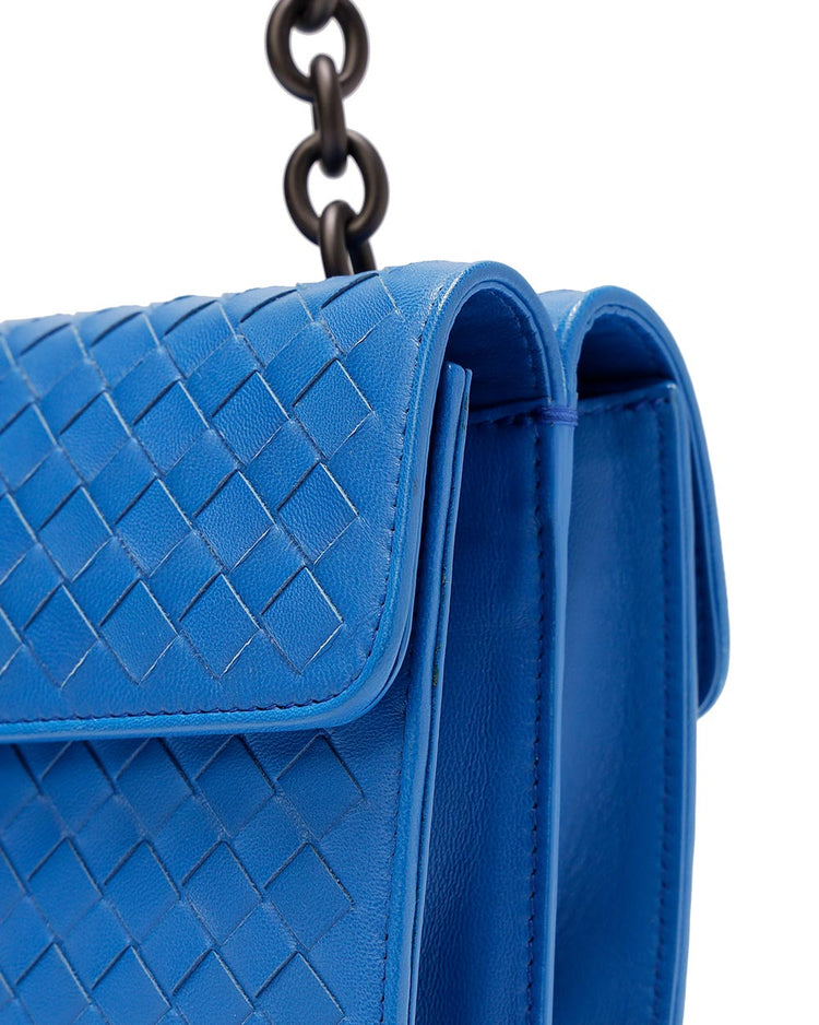 Woven Leather Shoulder Bag