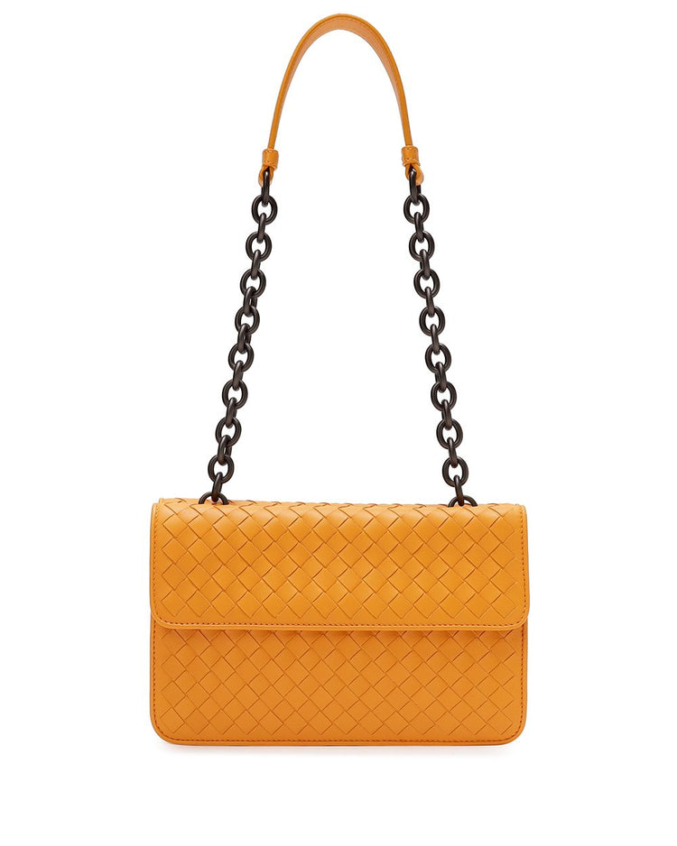 Woven Leather Shoulder Bag
