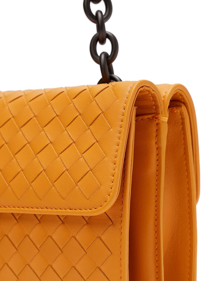 Woven Leather Shoulder Bag