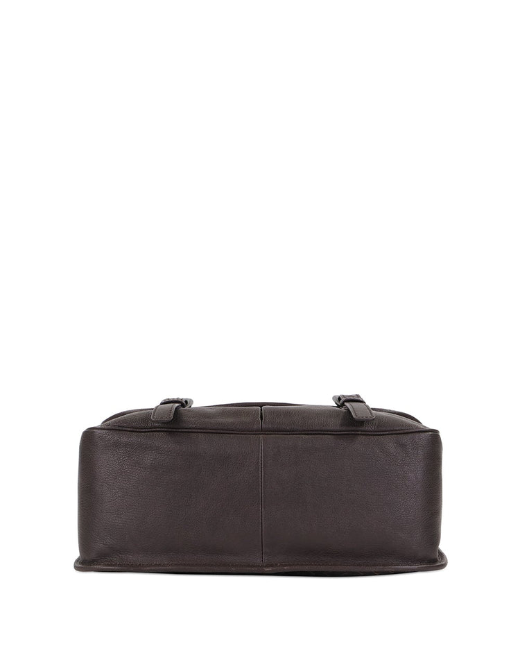 Intrecciato Leather Crossbody Bag