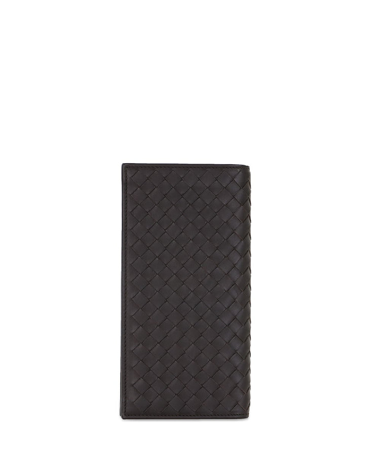 Woven Pattern Long Folding Wallet