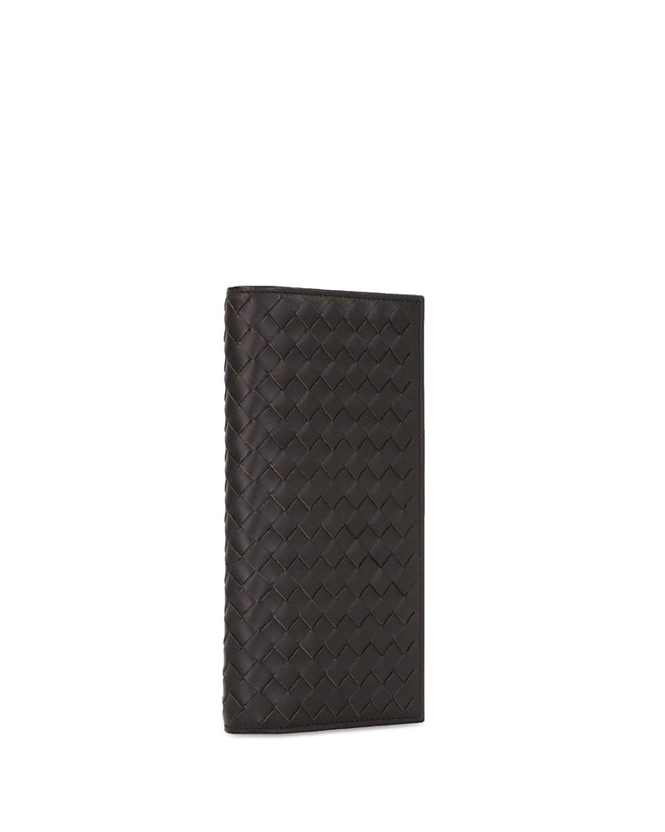 Woven Pattern Long Folding Wallet