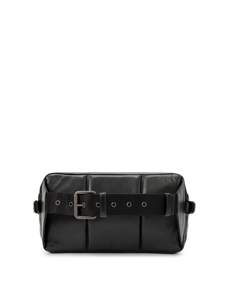 Intrecciato Leather Belt Bag