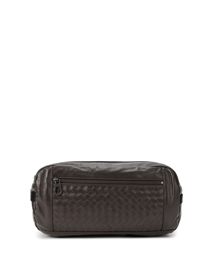 Intrecciato Leather Belt Bag