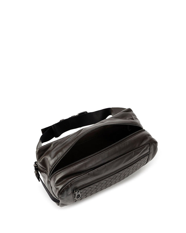 Intrecciato Leather Belt Bag