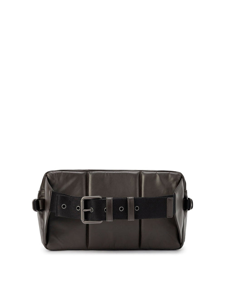 Intrecciato Leather Belt Bag