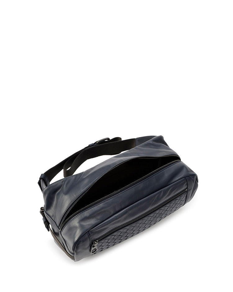 Intrecciato Leather Belt Bag