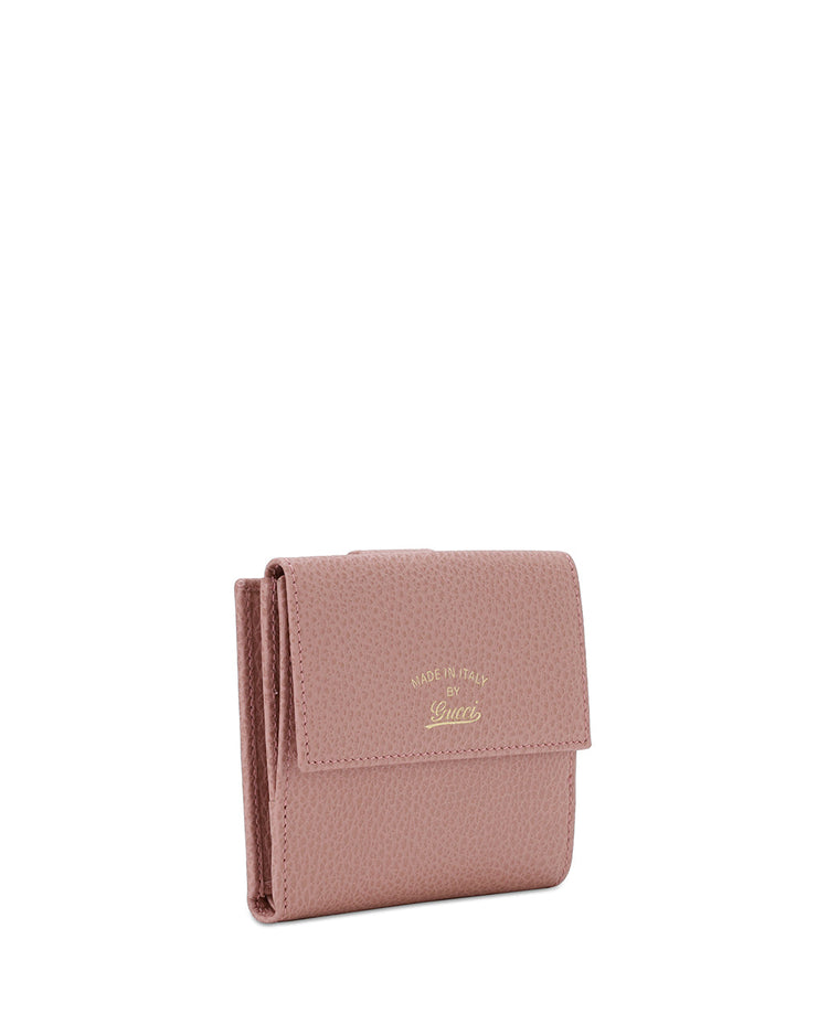 Leather Short Folding Wallet