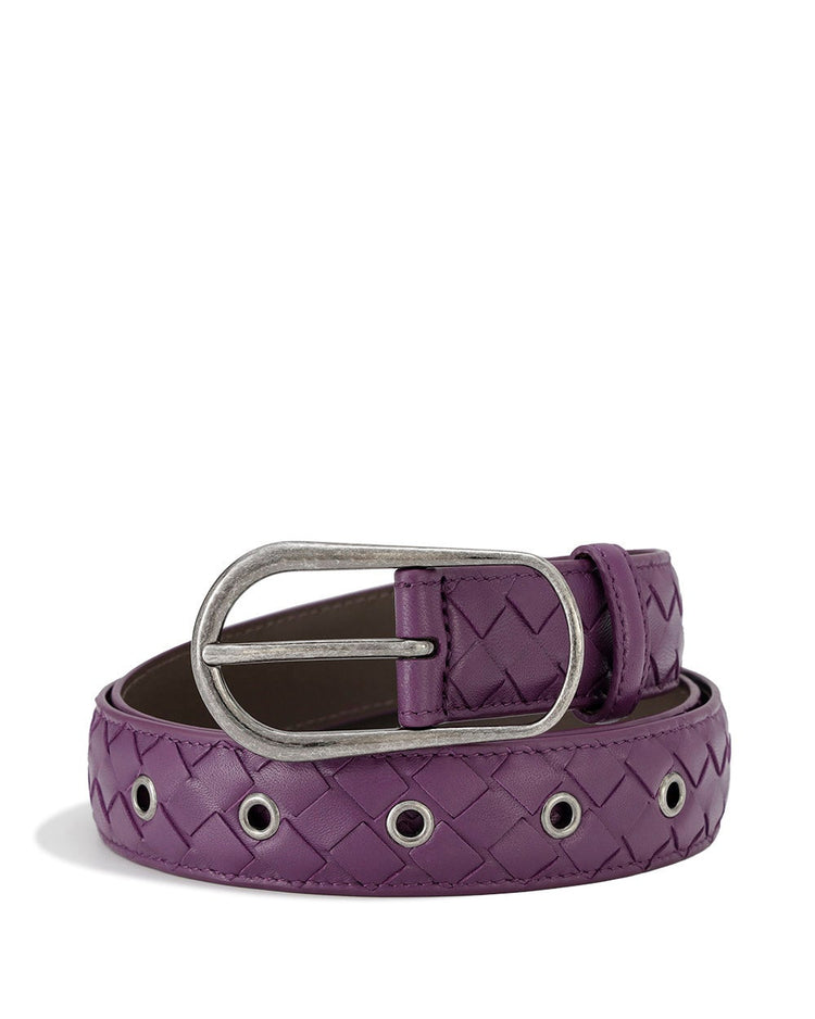 Intrecciato Nappa Leather Belt